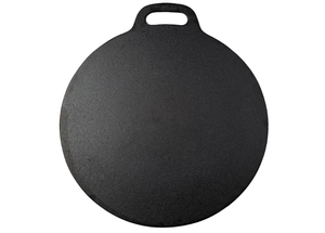 lot 311 image: Victoria 12-Inch Cast Iron Tawa Dosa Pan, Pizza Pan with a Loop Handle, Crepe Pan Preseasoned with Flaxseed Oil