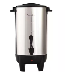 lot 328 image: 30-Cup Coffee Urn Stainless Steel