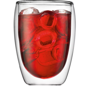 lot 333 image: Bodum Pavina Double Wall Glasses, 12 Oz. 6 Piece Set (ONLY 5)