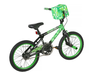 lot 47 image: 18 Dynacraft Minecraft Unisex BMX Bike, Kids Age 6-9 Years, Green