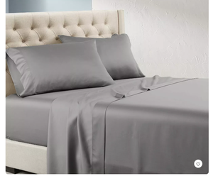 lot 443 image: 4PCS King Size Egyptian Linens USA Heavyweight 800 Thread Count Cotton Bed Sheets
