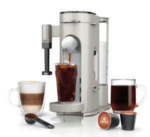lot 8 image: Ninja Single-Serve Pods & Grounds Specialty Coffee Maker Stone