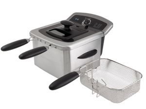 lot 137 image: Farberware 4L Deep Fryer, Stainless Steel, Electric