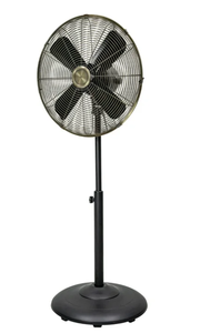 lot 151 image: Better Homes & Gardens 3 Speed 16 Inch Vintage Metal Stand Fan