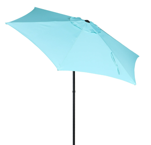 lot 172 image: Mainstays 7.5 Aqua Push-up and Tilt Patio Umbrella