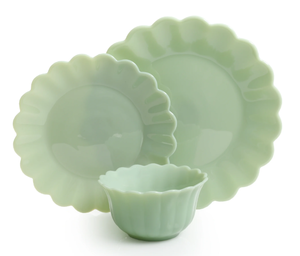 lot 216 image: LOT OF 2 3PCS The Pioneer Woman Timeless Beauty Dinnerware Set