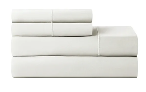 lot 223 image: 4PCS King Size Hotel Style 600 Thread Count White Egyptian Cotton Adult Bed Sheet Set
