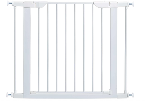 lot 271 image: MidWest Homes for Pets High Walk-Thru Pressure Mounted Steel Dog Gate