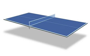 lot 38 image: KL KLB Sport 8ft Mid-size Table Tennis Table Top, Foldable&Portable Ping Pong Table Games