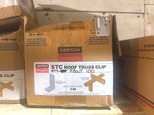 lot 303 image: Roof Truss Clip