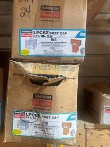 lot 342 image: 6x6 Post Caps