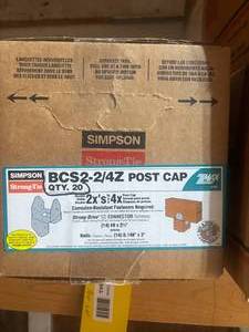 lot 341 image: 2xs to 4x Post Cap