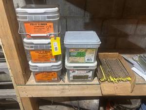 lot 383 image: Ext Screws.Deck Screws,Siding Corners, Joint Covers