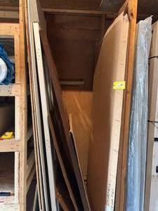 lot 547 image: Flush Doors, Pocket Dr, Square Stock, Steel Dr Frame, Sidelight