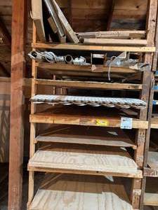 lot 551 image: Plastic Molding, Lattice, Plywood, Pegboard