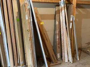 lot 583 image: Flush Doors, Pocket Dr, Square Stock, Steel Dr Frame, Sidelight