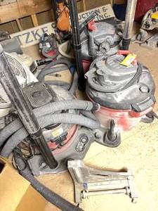 lot 600 image: Craftsman Shop Vac, Box Fans