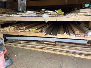 lot 614 image: Unfinished and Prefinished Moulding