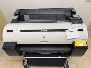 lot 10 image: Canon imagePROGRAF iPF670 Wide-Format Inkjet Printer with Roll Feeder