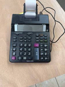 lot 36 image: Casio HR-200RC 12-Digit Printing Calculator with Paper Feed