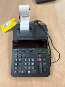 lot 37 image: Casio DR-120R Printing Calculator with 12-Digit Display