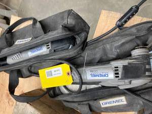 lot 80 image: Two Dremel Multi-Max Oscillating Tools with Carrying Cases