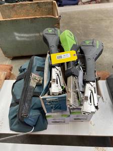 lot 98 image: Stinger CS58 Cap Staplers with Accessories