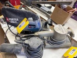 lot 106 image: Porter-Cable Power Sander Lot Including Models 380VS, 505, and 382