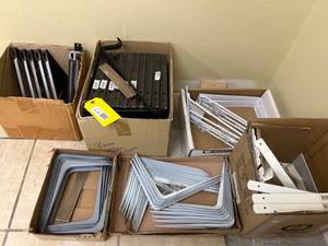 lot 166 image: Metal Shelf Brackets and Closet Supports