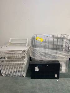 lot 174 image: Organized Living and FreedomRail Storage Baskets and Accessories