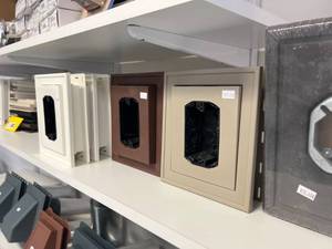 lot 177 image: Electrical Outlet and Box Covers in Multiple Sizes and Colors