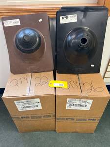 lot 180 image: IPS Water-Tite Roof Flashing, 22 Brown and 26 Black, Model 8189081891