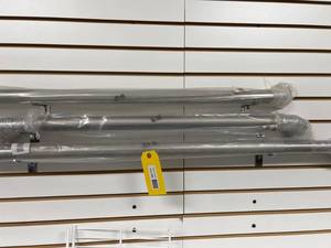 lot 186 image: Three Stainless Steel Handicap Railings with Pricing Markings