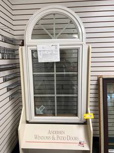 lot 188 image: Andersen Windows & Patio Doors Display Unit with Arched Window