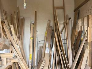 lot 222 image: Wood Planks, Panels, and Trim Pieces