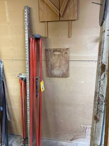 lot 230 image: Surveyors Stick and Tripods