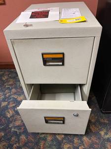 lot 245 image: Sentry Fire-Safe Filing Cabinet Model 6000 with Keys and Documentation