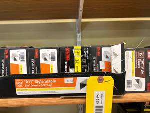 lot 150 image: Pro Pack A11 Style Staples 38 Crown x 38 Leg Lot of 5 Boxes