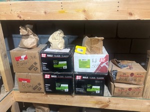 lot 370 image: Galv. and Box Nails