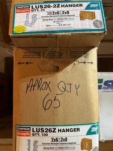 lot 314 image: 2x62x8 Hanger