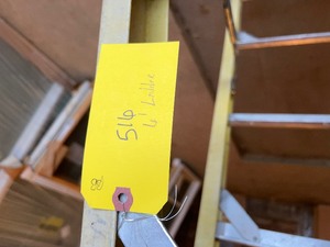 lot 516 image: 6 Werner Fiberglass Stepladder