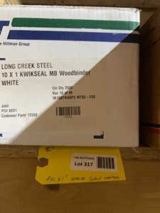 lot 317 image: White Self Taping Screws