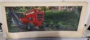 lot 7 image: Snapper LT16 Lawn Tractor Advertising Artwork Approx. 20x39