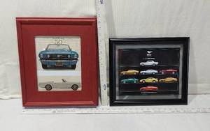 lot 13 image: Ford Mustang Memorabilia Set including 50th Anniversary Framed Prints