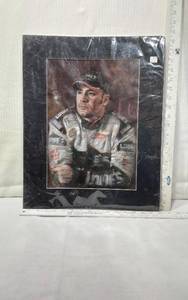 lot 19 image: Jimmy Johnson Portrait by Haiyan - Artist Signed 2002