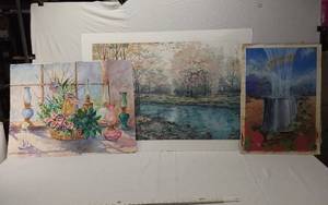 lot 60 image: Signed and Numbered 193275 Print, Watercolor, and Surrealist Print