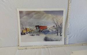 lot 76 image: Clearing to the Bridge Limited Edition Print with Signature numbered 950 out of 1000.