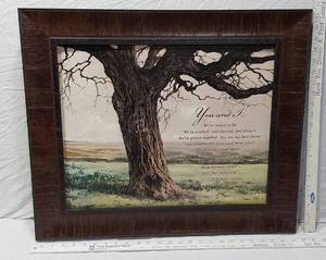 lot 116 image: Framed Art Print by Bonnie Mohr approx 25.5 x 21.5