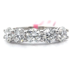 lot 5A image: NEW Classic 2.50 Carat Diamond Five-Stone Ring VIDEO