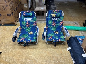 lot 22 image: Tommy Bahama Beach Chair 2-pack MSRP - $69.99